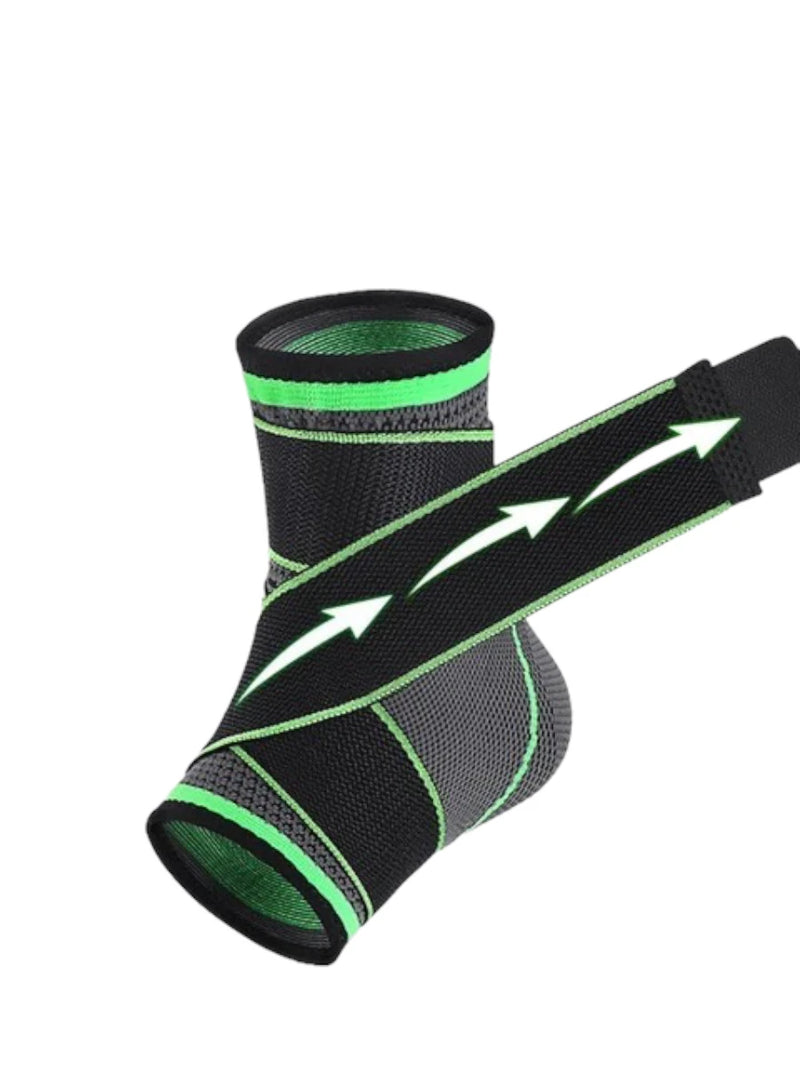 Anklet Anti-Spill Orthopedic Adjustable Sport Knee Protection with Green Crossfit Strap-Fast Shipping Brazil