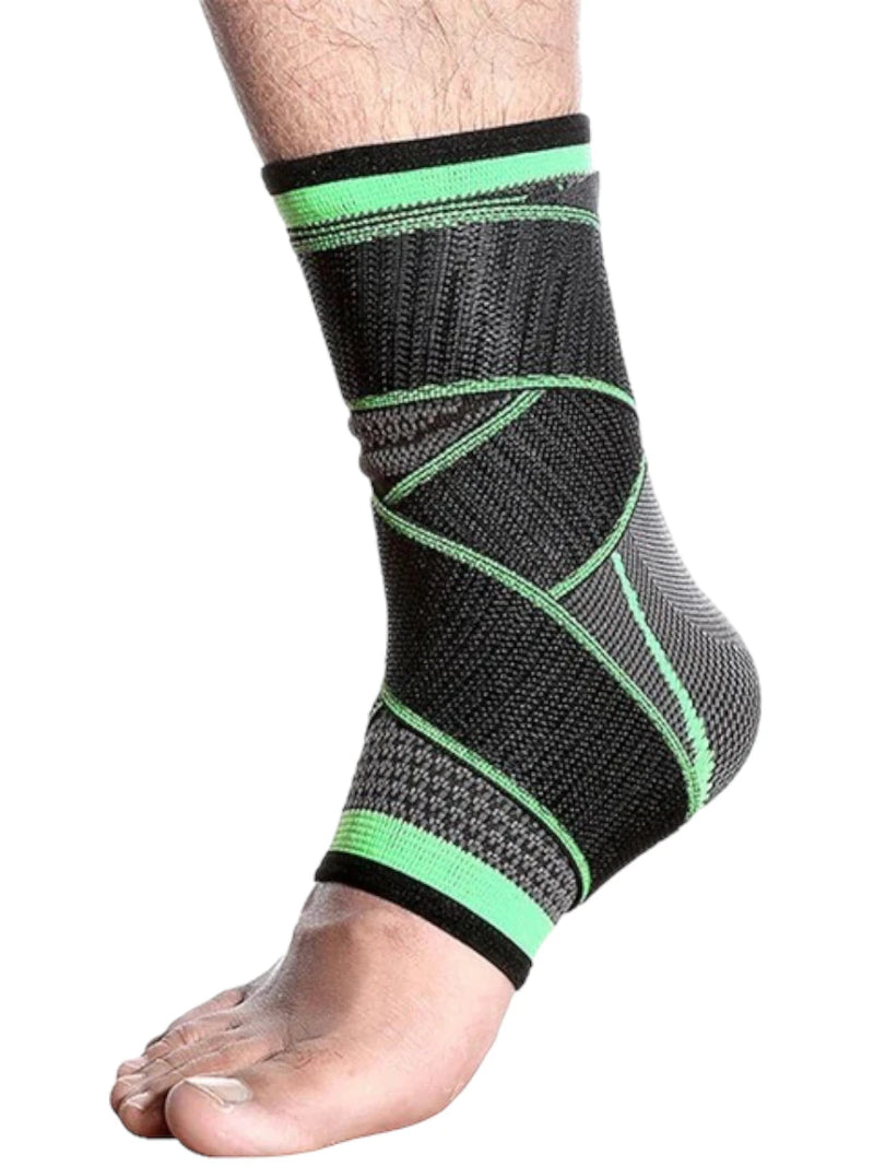 Anklet Anti-Spill Orthopedic Adjustable Sport Knee Protection with Green Crossfit Strap-Fast Shipping Brazil